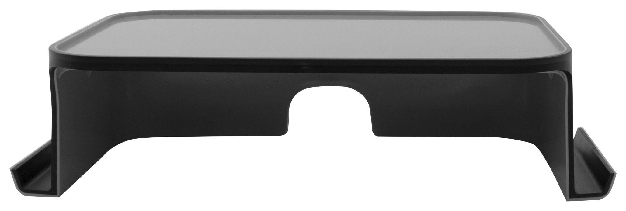 Advantus Monitor Stand, 17-1/2"Wx10"Lx4-3/4"H, Black/Gray, Item Number 2005292